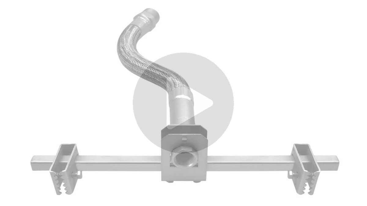 підключення спринклерної системи пожежогасіння за допомогою металорукавів