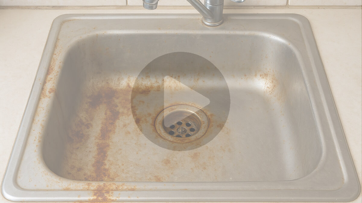 ржава кухонна мийка